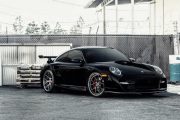 Porsche Black On Black 3 180x120