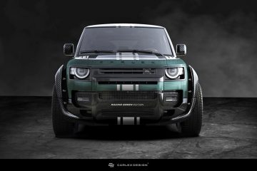 land rover defender racing green edition 01