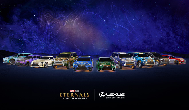 Eternals Lexus Packshot 3