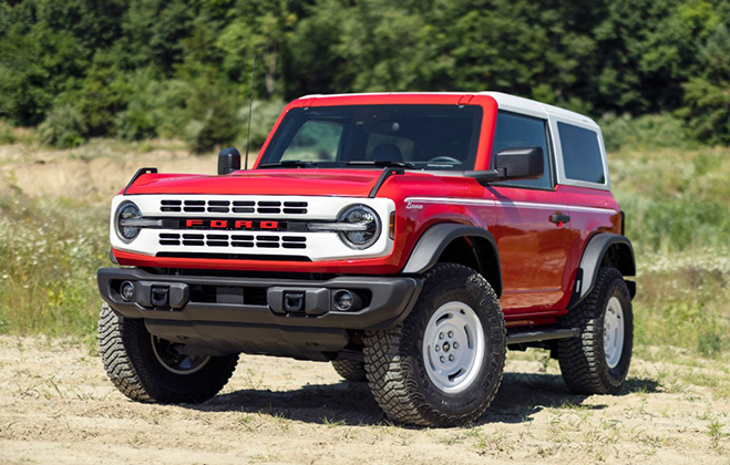2023 Bronco Heritage Edition Race Red 1