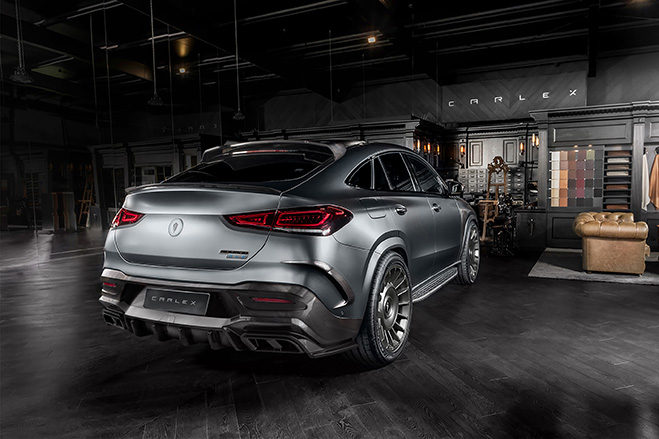 Mercedes Benz GLE Coupe Racing Blue Carlex Design 8