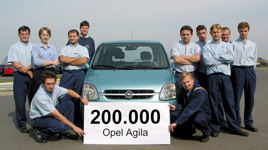 Dwustutysiczna Agila opucia zakad Opel Polska 1