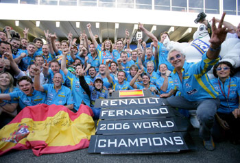 Mistrzostwo wiata dla Alonso i zespou Renault 1