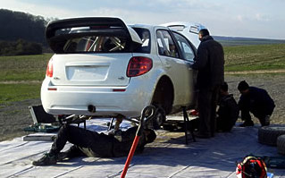 Europejskie testy Suzuki SX4 WRC 1