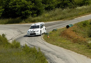 Suzuki SX4 WRC na asfaltowej nawierzchni 1