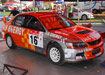 Mitsubishi Lancer Evolution na podium Rajdu Orlen