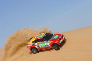 Zesp Repsol Mitsubishi Ralliart w Dubaju 4