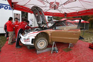 Martin Prokop testuje Citroena Xsar WRC 3