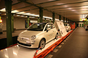 Fiat 500 w berliskim metro 1