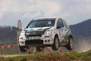 Dwa Citroeny C2–R2 na podium Rajdu Krakowskiego 1