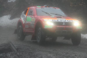 Mitsubishi wci na czele Central Europe Rally 4