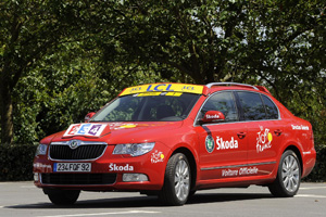 Skoda Superb na Tour de France 1