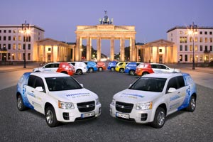Pojazdy Opla z ogniwami paliwowymi w Berlinie 1