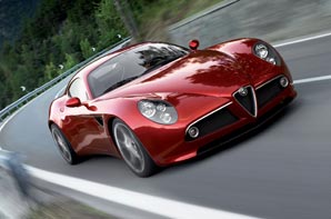 Pierwsza Alfa 8C Competizione ju w USA 1