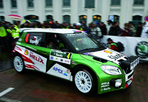 Triumf SKODY Fabia S 2000 w Wycigu Bohemii 2