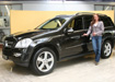 Justyna Kowalczyk w Mercedesie GL