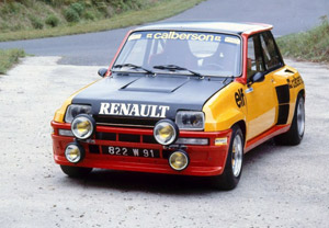 Trzydzieci lat Renault 5 Turbo 5