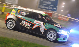 Skoda Castrol BP Rally Team na podium 1