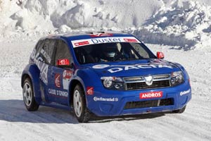 Dacia Duster Ice i Alain Prost w Trophee Andros 2