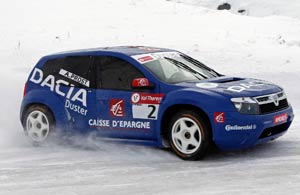 Dacia Duster Ice i Alain Prost w Trophee Andros 3