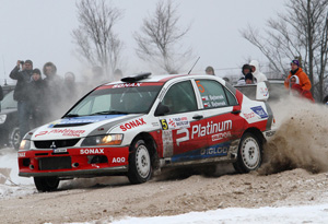 Platinum Rally Team na podium Rajdu Baltic Cup 1