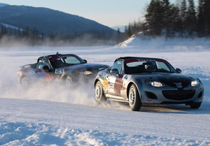 Emocjonujcy finisz wycigu Mazda MX-5 Ice Race 2