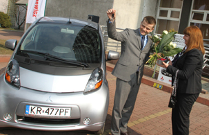 Mitsubishi i-MIEV - pierwszy egzemplarz w Krakowie 2