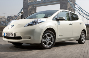 Nissan Leaf jesieni w Norwegii 1