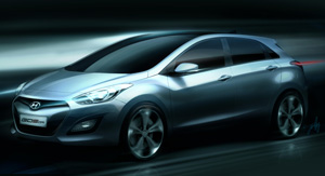 Pierwszy szkic nowego modelu Hyundai i30 1