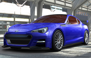 Subaru BRZ Concept - STI w Los Angeles 1