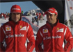 Alonso i Massa jad w gry z Ferrari