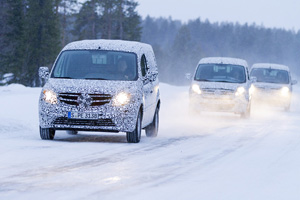 Mercedes Citan testowany w warunkach zimowych 1