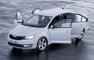 Skoda Rapid, szczegy tu przed wiatow premier 1