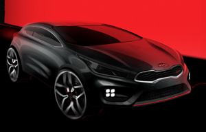 Kia pro_cee’d GT – pierwszy szkic 1