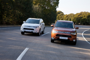 Mitsubishi Outlander z nagrod Euro NCAP Advanced 2