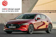 Nowa Mazda3 z najwyszym wyrnieniem Red Dot 2019