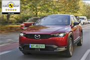 Mazda MX-30 zdobywa 5 gwiazdek w testach Euro NCAP