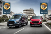 Ford Transit Custom wyrniony przez Euro NCAP