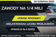 Zapraszamy na Piknik rodzinny Fast VAG z wycigami na 1/4 mili