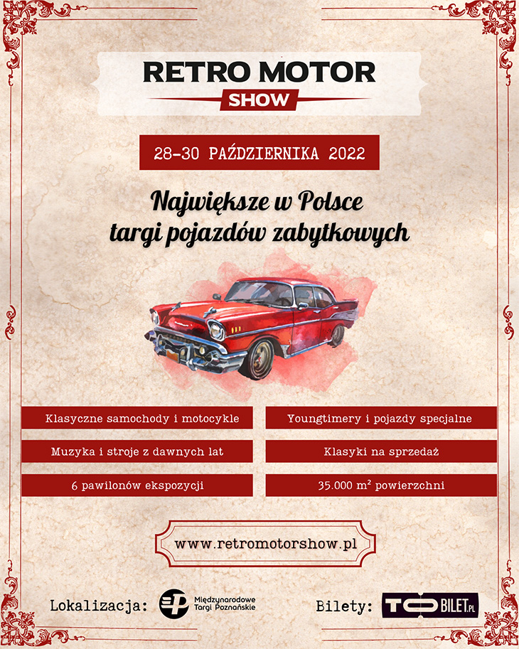 Retro Motor Show 2022 - Zapraszamy
