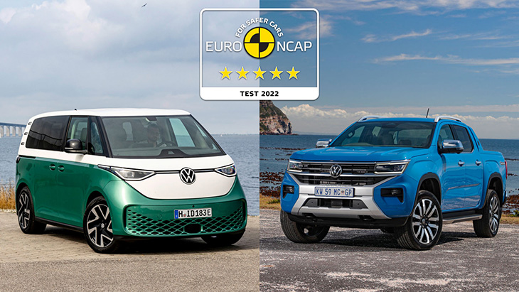 5 gwiazdek Euro NCAP dla ID. Buzza i nowego Amaroka