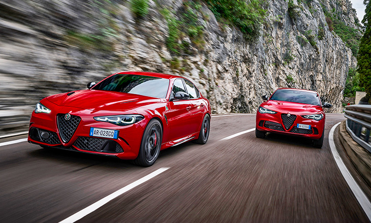 Giulia i Stelvio Quadrifoglio