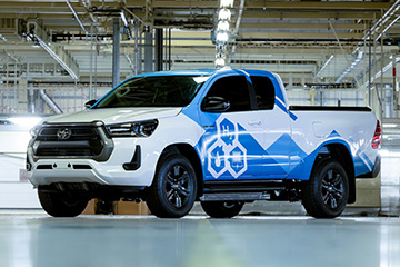 Prototypowa Toyota Hilux zasilana wodorowymi ogniwami paliwowymi